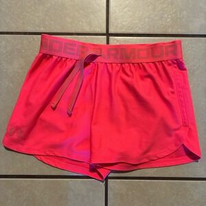 Under Armour Youth Medium Pink Athletic Training Shorts